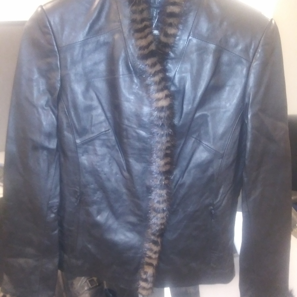 Leather jacket
